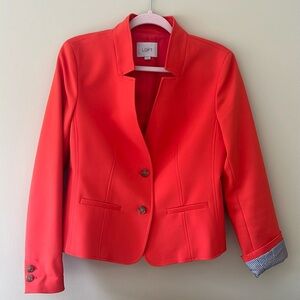 Ann Taylor Loft Coral Blazer